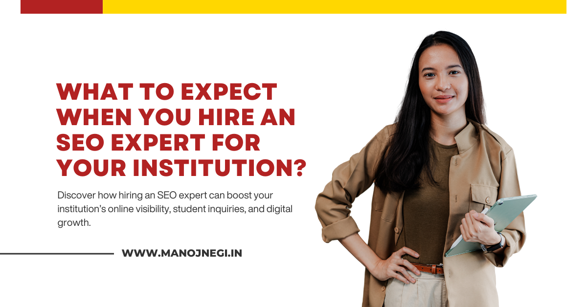 SEO Expert for Your Institution